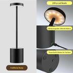 Led stona lampa za kafice, restorane, baste na Touch Crna