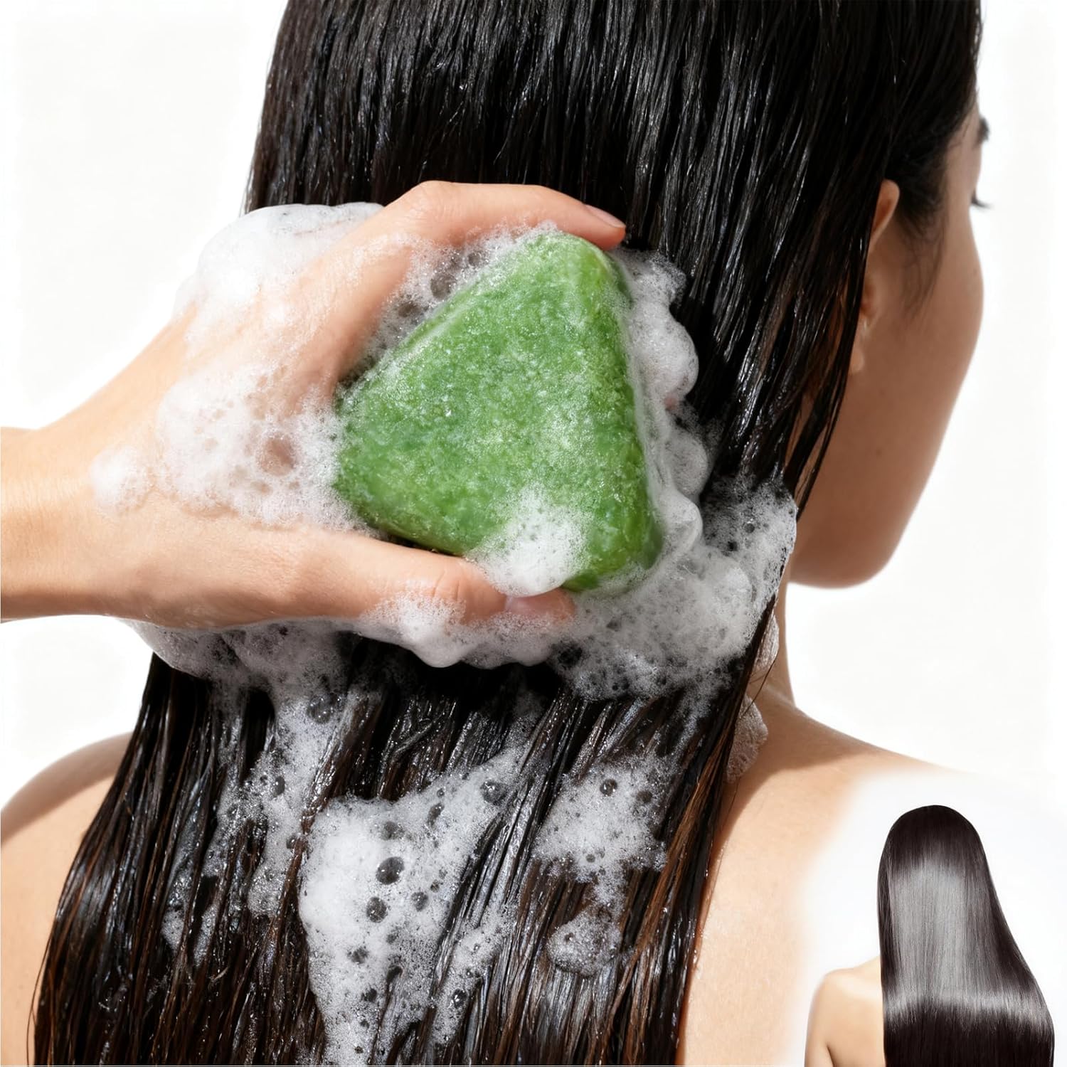 1+1 GRATIS BioHair Usman Herbal Shampon Bar – Prirodni Biljni Šampon za Brži Rast Kose, Protiv Opadanja i Jačanje Kose za Žene i Muškarce