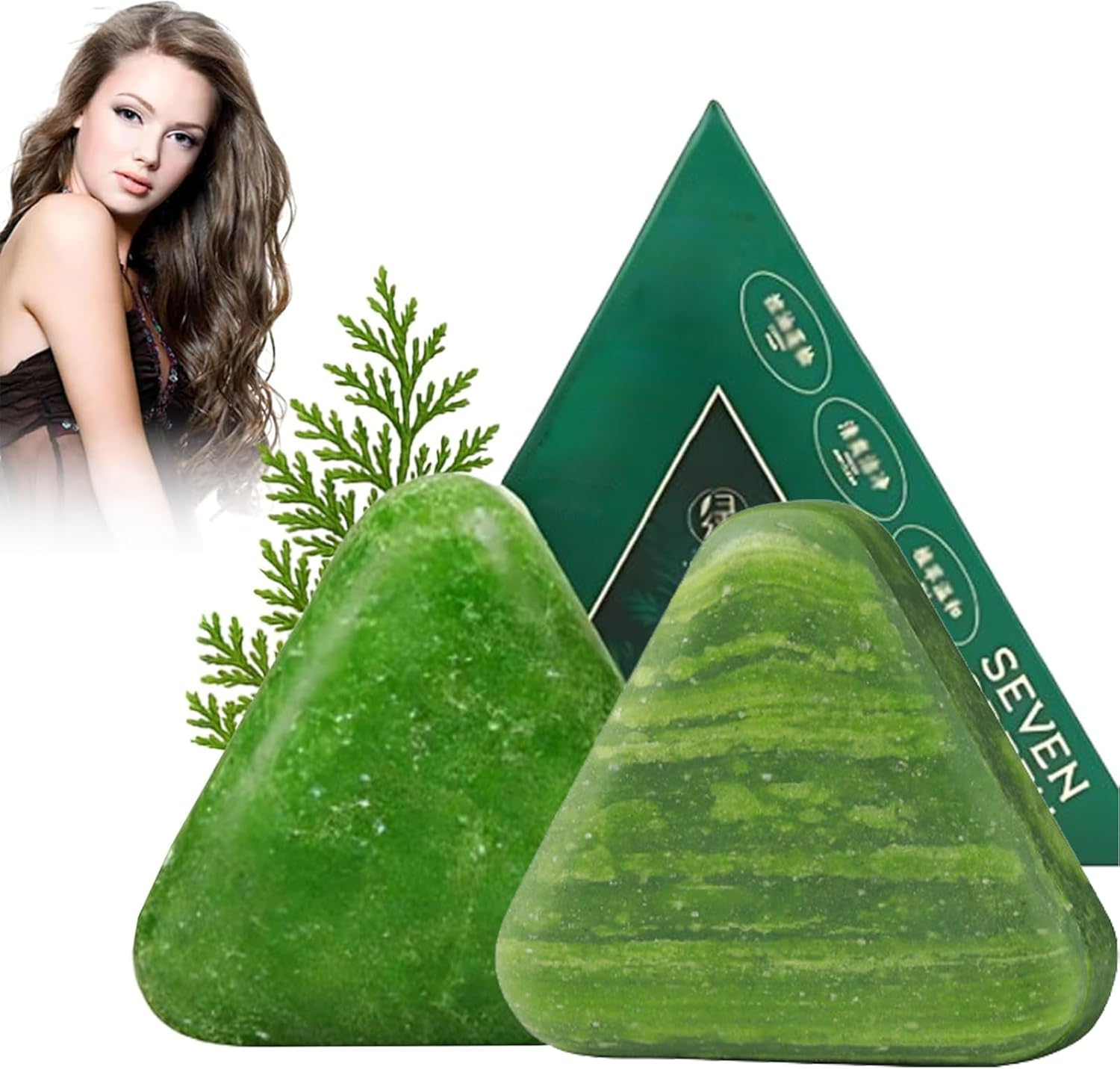 1+1 GRATIS BioHair Usman Herbal Shampon Bar – Prirodni Biljni Šampon za Brži Rast Kose, Protiv Opadanja i Jačanje Kose za Žene i Muškarce