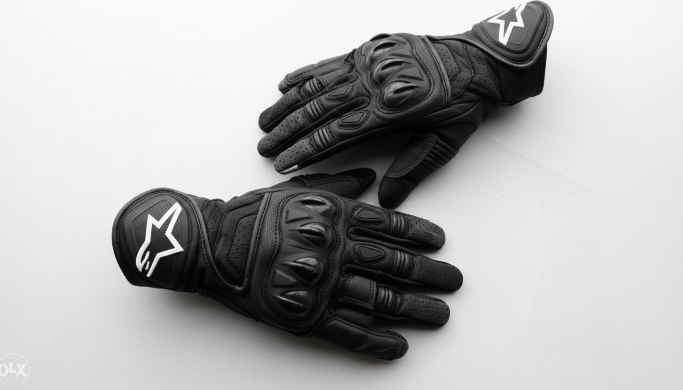 Alpinestars Kožne Rukavice za Motor – Crne Moto Rukavice sa Protektorima
