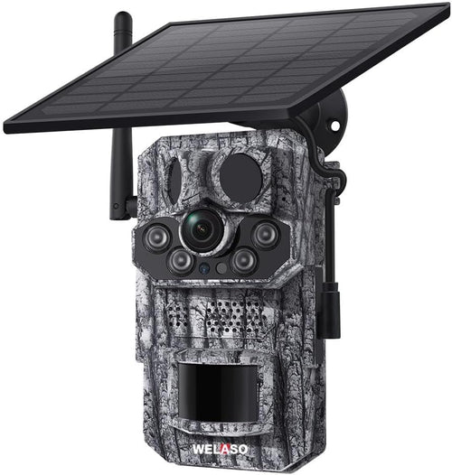 4G AI Solarna Lovacka Kamera Kamuflažni Dizajn