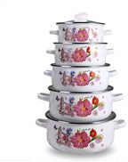 Set serpi od emajla 5 komada