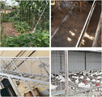 Višenamenska Metalna Žičana Ograda 1m x 10m