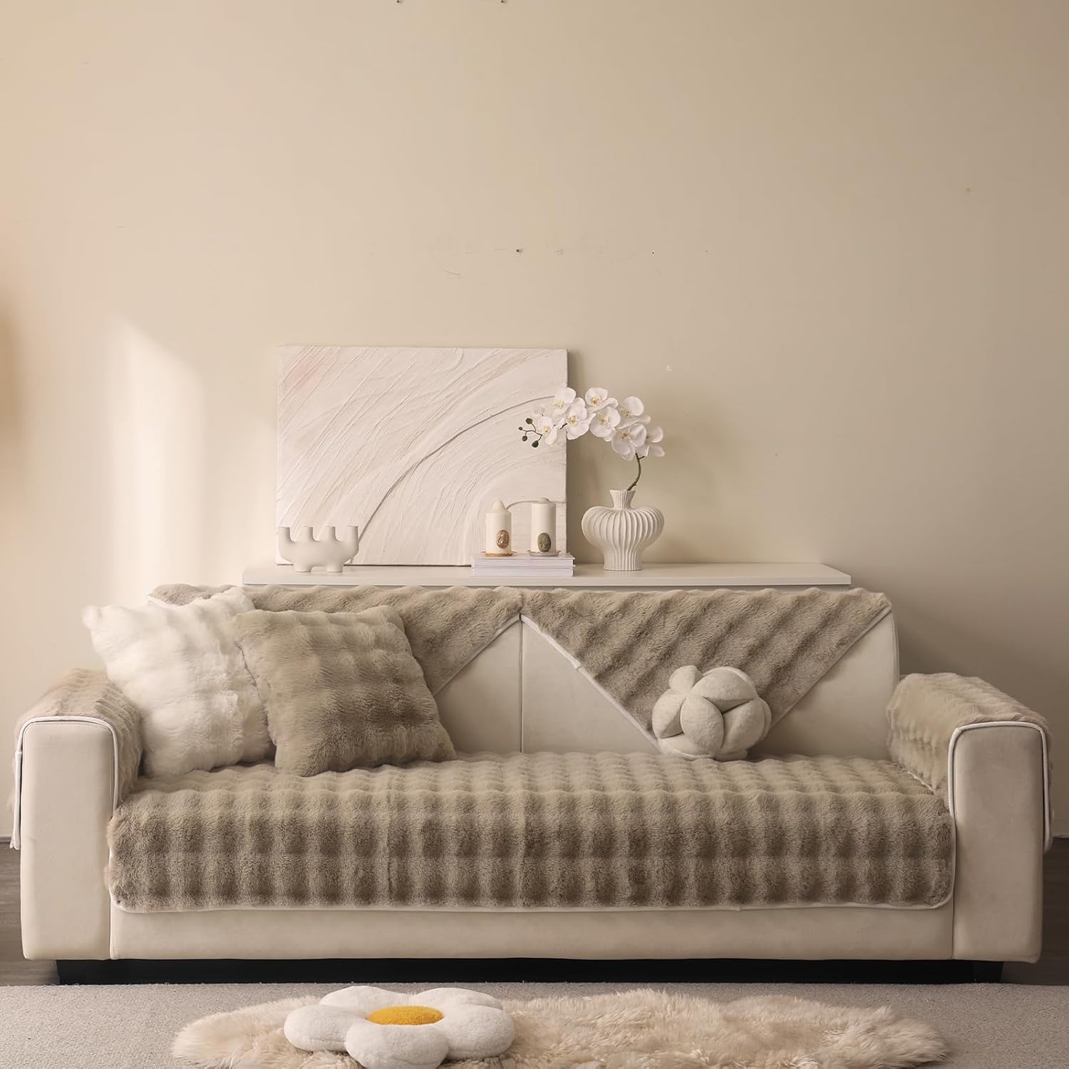 Krzneni fleker braon 70×250 cm – topao, mekani i elegantni dodatak za svaki dom