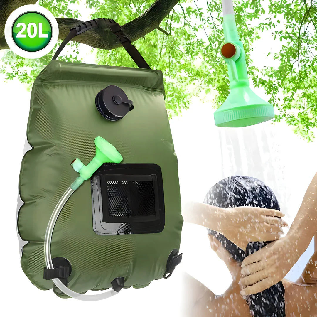 Solarni tus za kampovanje 20l