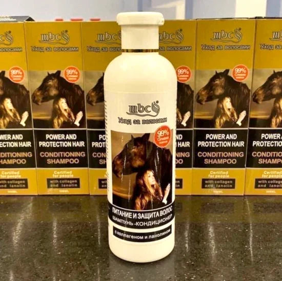 Konjski Šampon za Brzi Rast Kose – Original Ruski Šampon Protiv Opadanja Kose