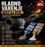 AB Dvokomponentni Lepak – Industrijski Epoksidni Lepak Visoke Čvrstoće za Metal, Drvo, Plastiku, Keramiku i Beton