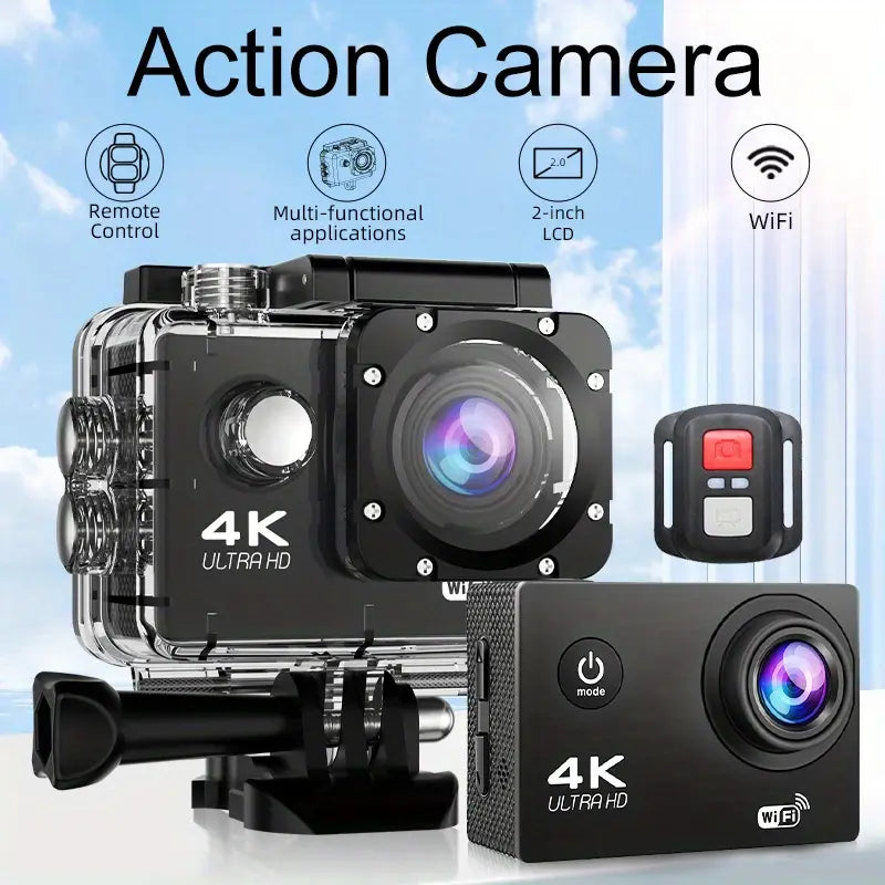 Akciona kamera Gopro 4K Ultra HD Sportska WiFi+Daljinski
