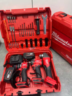 Aku Set 3u1 M12 88V – Bušilica, Udarni Odvijač i Brusilica + 2 Baterije