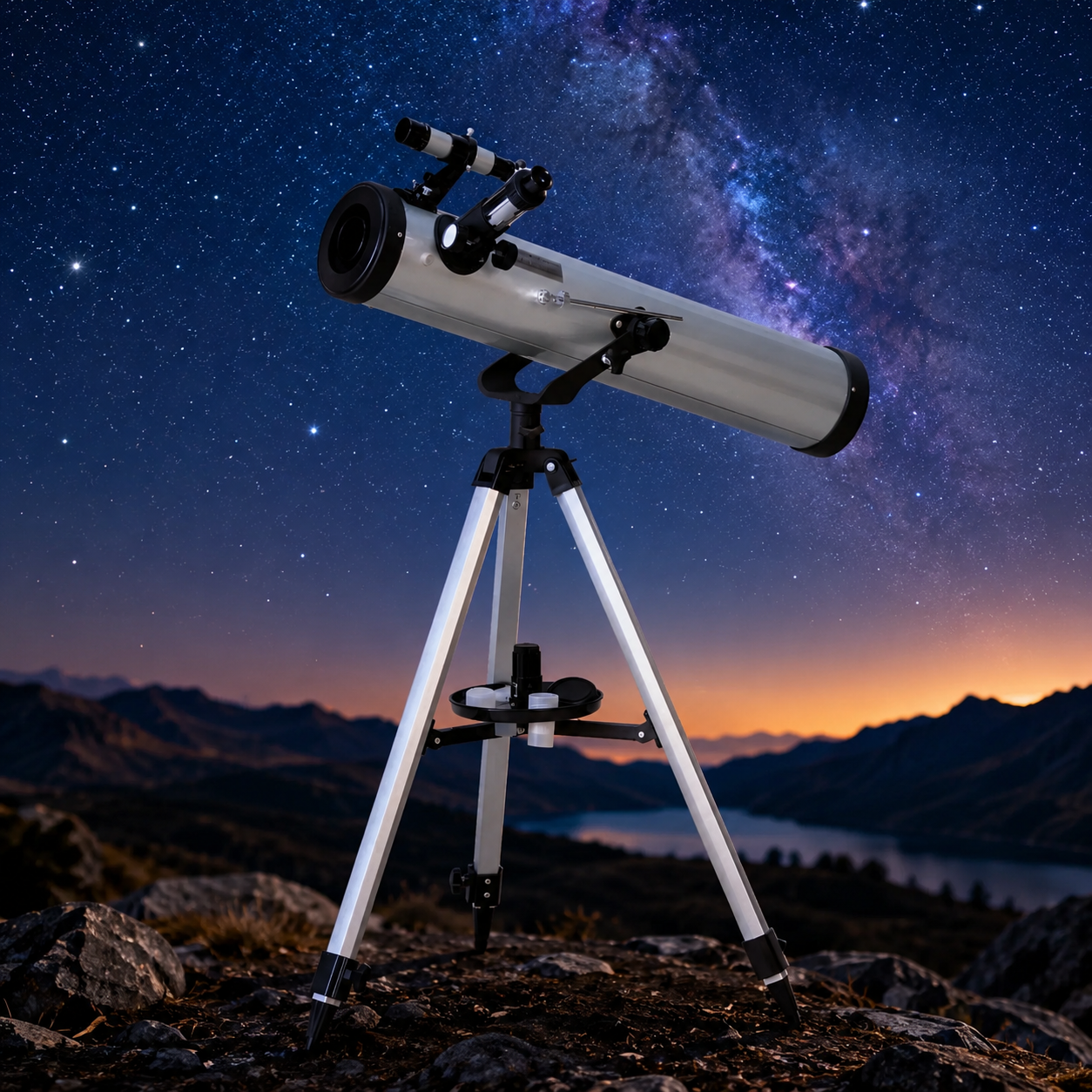 🔥 Astronomski Teleskop sa Stativom – Profesionalni Teleskop za Posmatranje Meseca, Planeta i Zvezda | Idealan Poklon za Decu i Odrasle