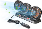 Trostruki Ventilator za Auto 12V – 3u1 Sistem za Brzo Hlađenje Vozila