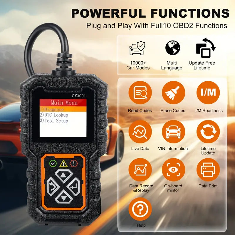 CY3001 OBD2 Dijagnostika za auto OBD2
