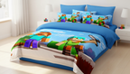 Dečija Minecraft Posteljina – 5D Dizajn, Mekana i Topla