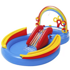Rainbow Play Center na Naduvavanje – Dečiji Vodeni Park sa Toboganom za Leto
