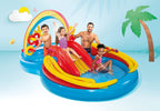 Rainbow Play Center na Naduvavanje – Dečiji Vodeni Park sa Toboganom za Leto
