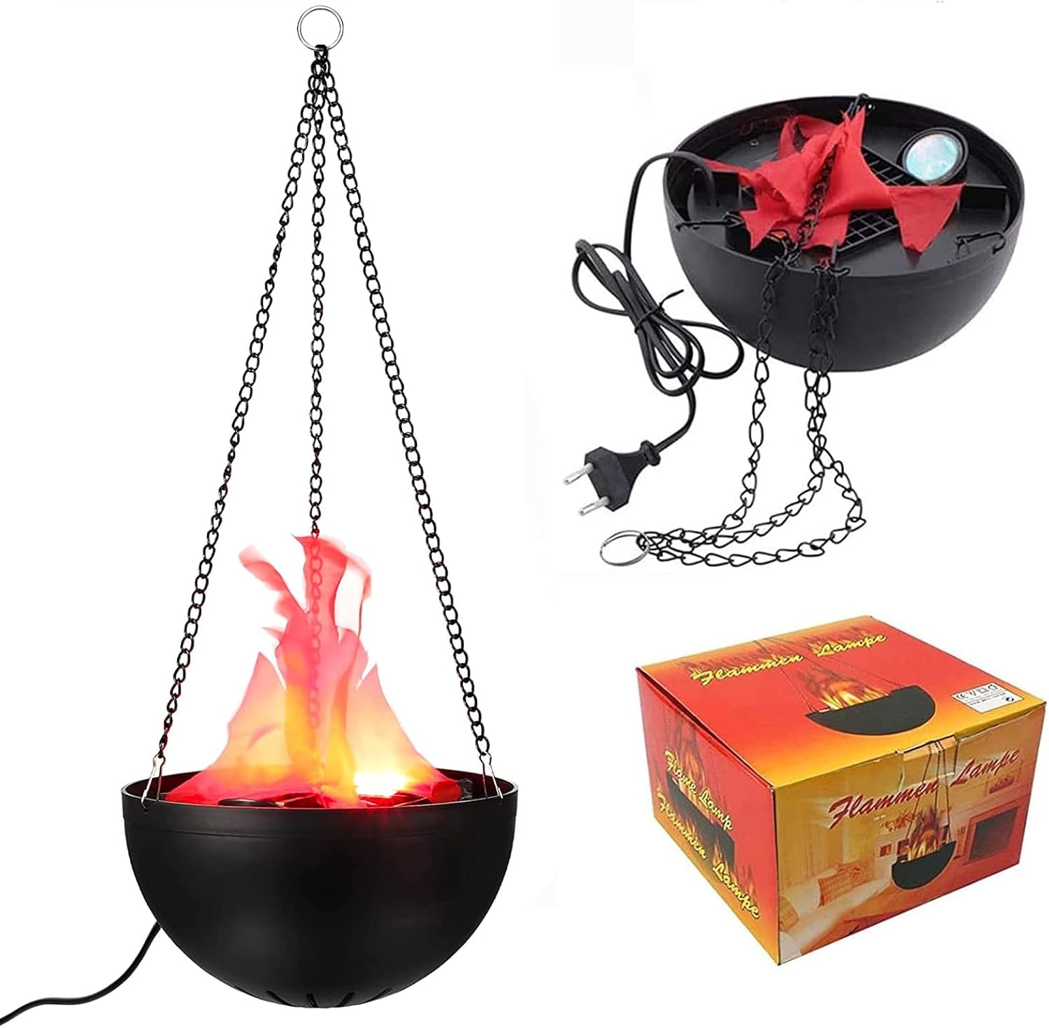 Dekorativna Viseća Lampa Sa Efektom Vatre