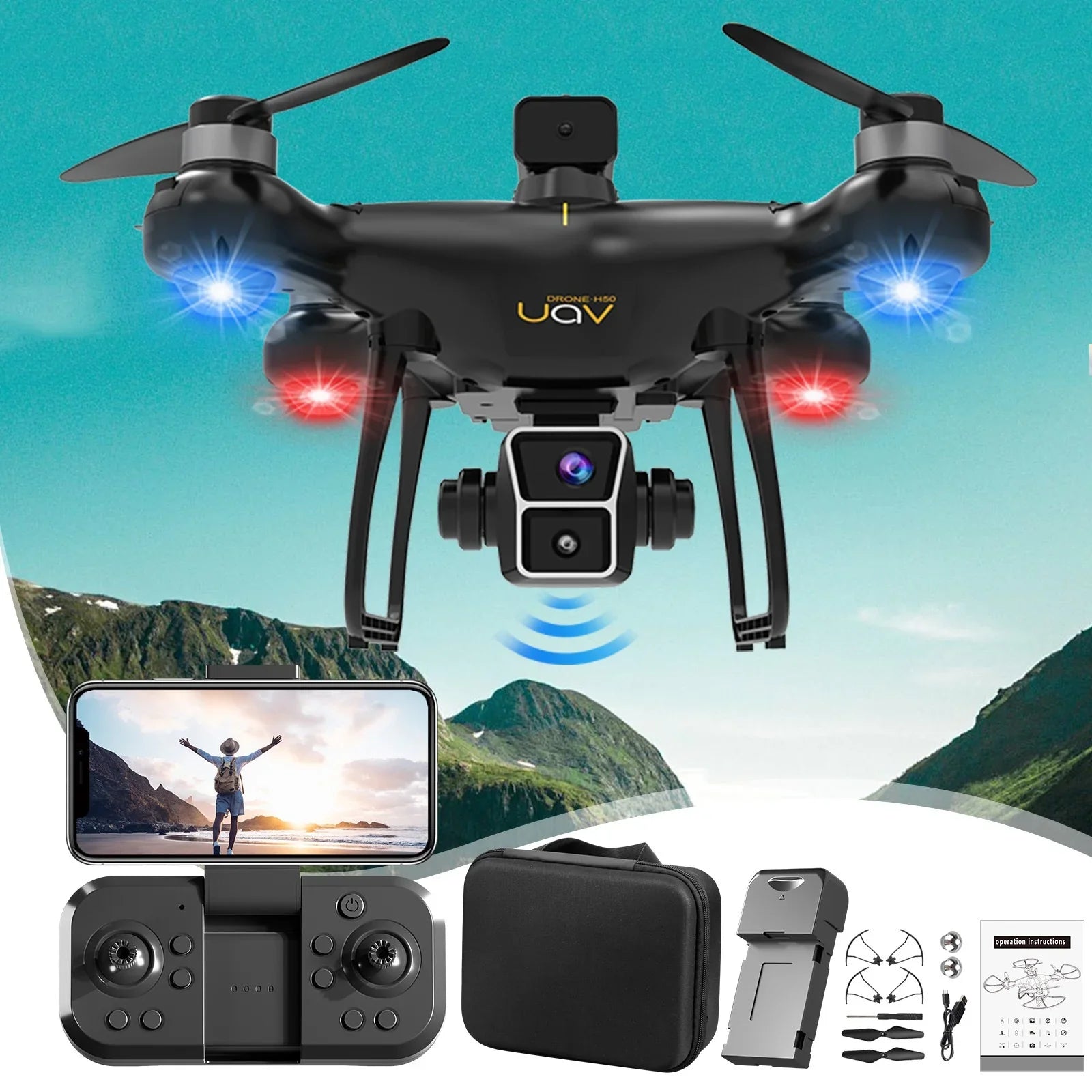 Dron SKY-5 4K Dual kamerom