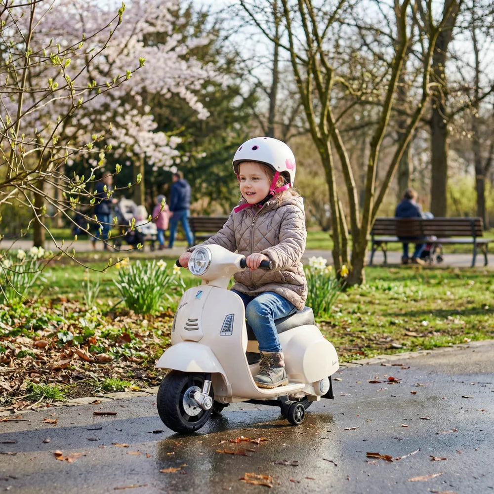 Električna Vespa za Decu na Akumulator – Bezbedan Skuter za Mališane