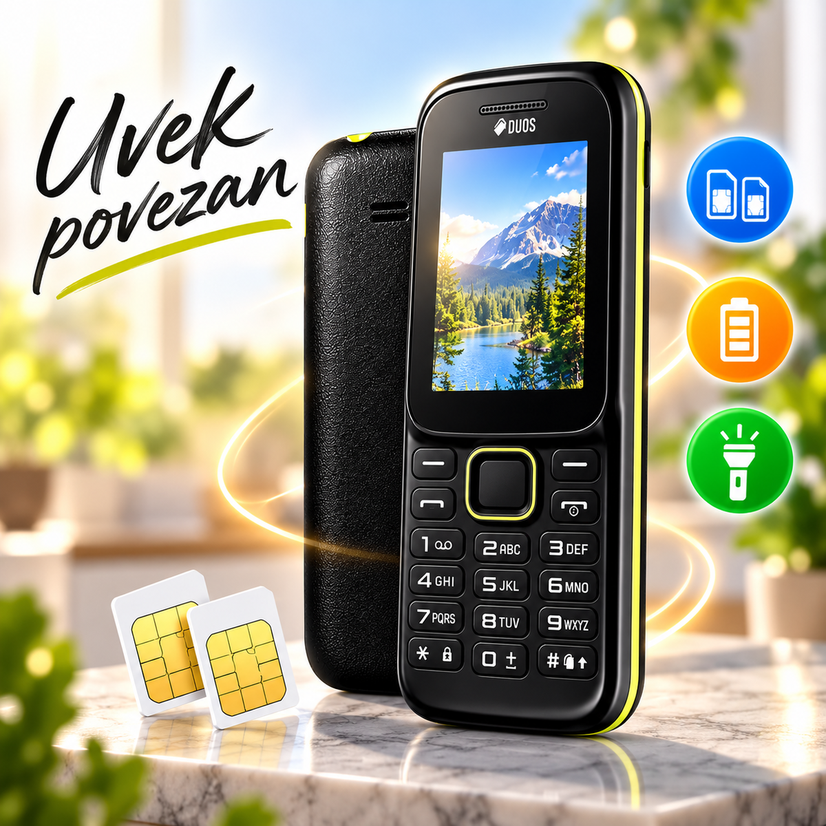 Samsung SM-B310E Dual SIM – Kompaktni Mobilni Telefon sa Fizičkom Tastaturom