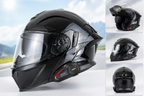 Bluetooth Moto Kaciga Flip Up – Interkom, Jasan Zvuk i Ugrađene Sunčane Naočare