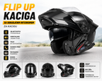 Bluetooth Moto Kaciga Flip Up – Interkom, Jasan Zvuk i Ugrađene Sunčane Naočare