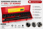 Gedore Kovane 1 Col Profesionalni Set do 80mm – Kamionske Gedore za Kamione, Traktore i Građevinske Mašine