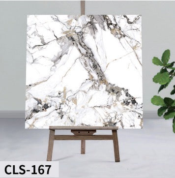 Samoleplivi Zidni Paneli 60x60 cm (10 Kom) – 3D Imitacija Drveta/Mermera | Luksuzan Izgled + Laka Montaža