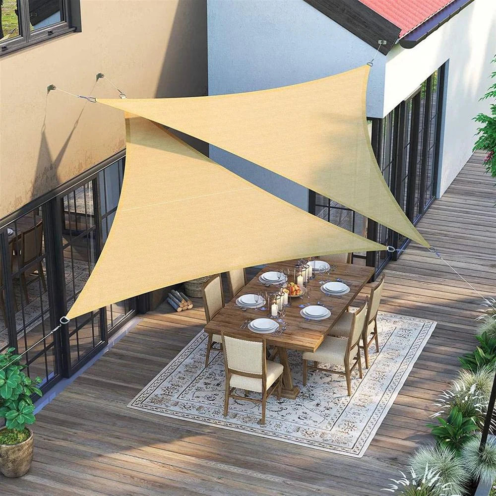 Ibiza Trouglasta Tenda za Terasu i Dvorište – UV Zaštita, Vodootporna, Moderna Sjenica