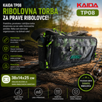 🎣 Kaida TP08 Ribolovačka Torba – Profesionalna Vodoodbojna Torba sa Pregradama i Kaišem za Nošenje