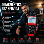 Konnwei KW808 OBD2 Skener – Auto Dijagnostika za Čitanje i Brisanje Kodova Grešaka