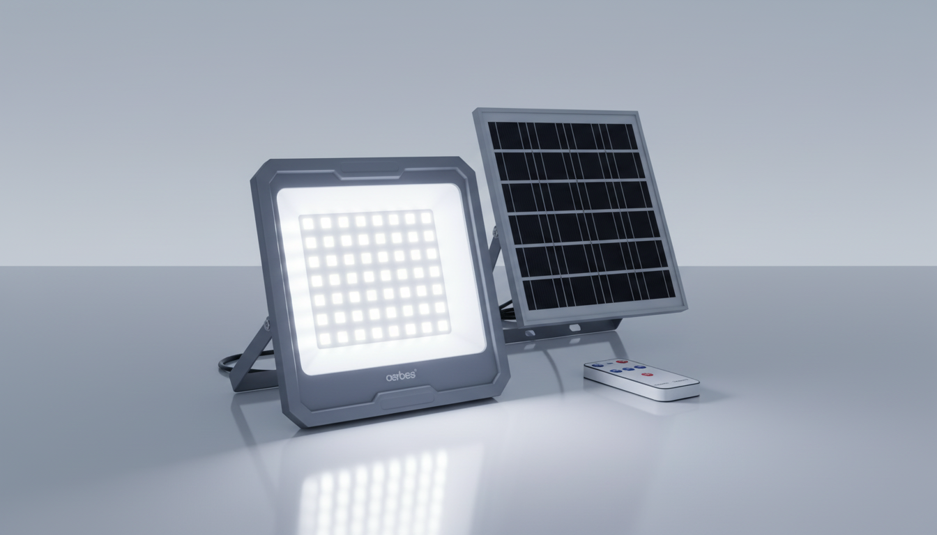 LED Solarni Reflektor sa Panelom – Snažno Svetlo Bez Struje i Kablova