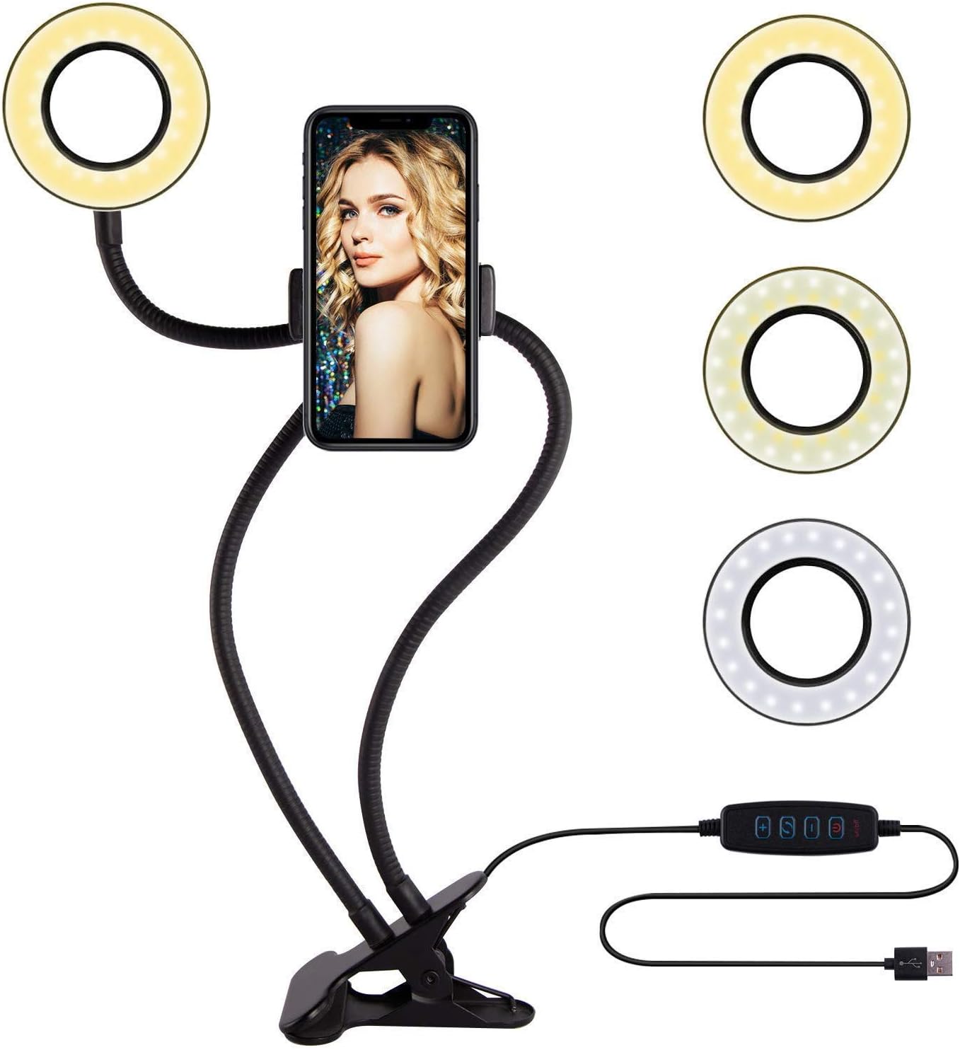 Led Ring sa Štipaljkom i drzacem za telefon