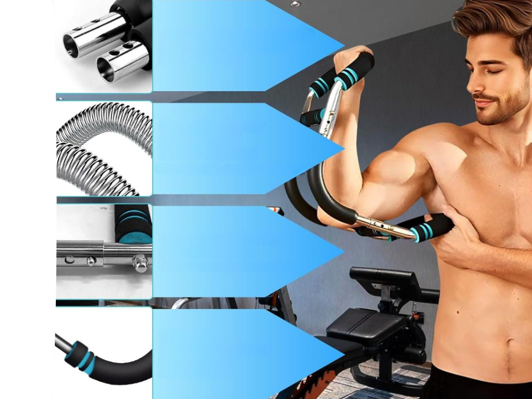MaxStrength Fitness Trenažer za Jačanje Mišića Celog Tela | Kućna Teretana