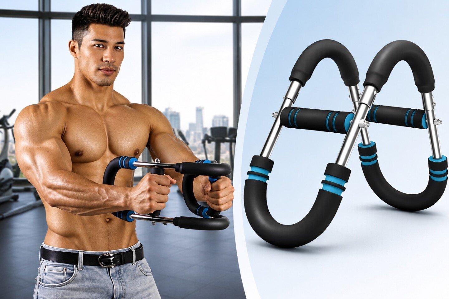 MaxStrength Fitness Trenažer za Jačanje Mišića Celog Tela | Kućna Teretana