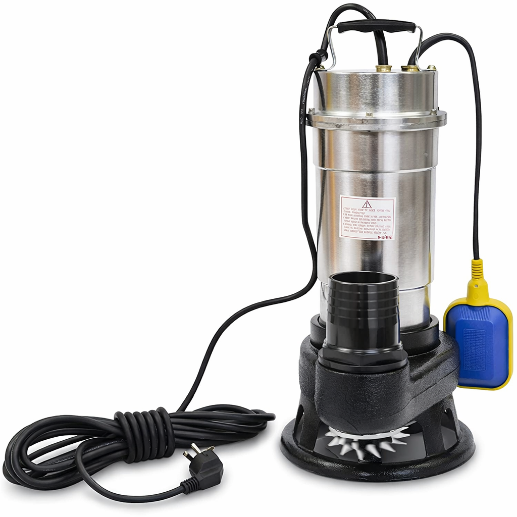 Profesionalna Muljna Pumpa za Prljavu Vodu sa Seckalicom – Inox Pumpa 2.6kW Visok Protok