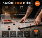 Set Nivelatora za Keramiku 50 Kom + Zavrtač – Profesionalni Sistem za Postavljanje Pločica