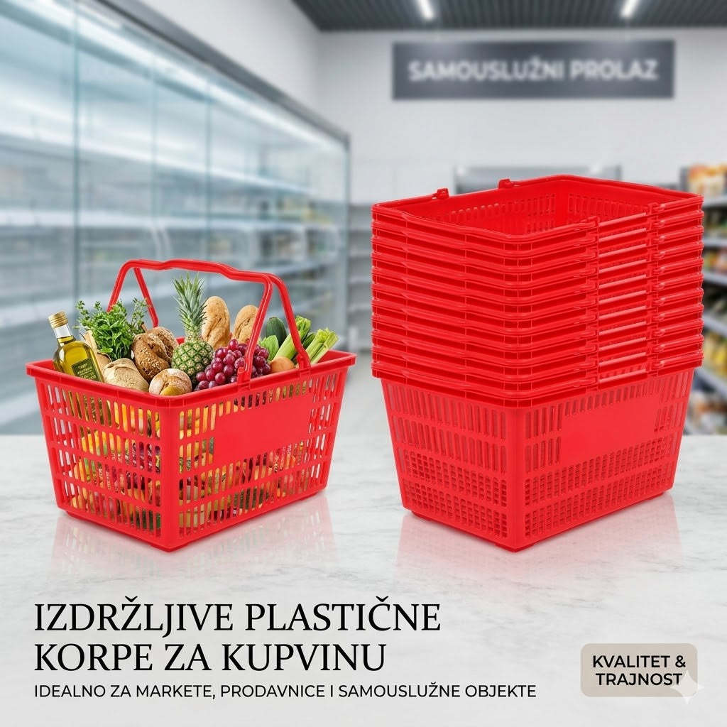 Plastične Korpe za Kupovinu – Izdržljive Korpe za Market, Prodavnicu i Samouslužne Objekte
Rich text editor
