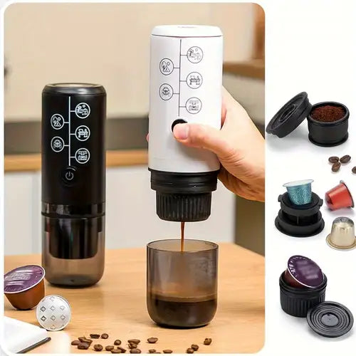 Prenosni aparat za pravljenje espresso kafe 2u1