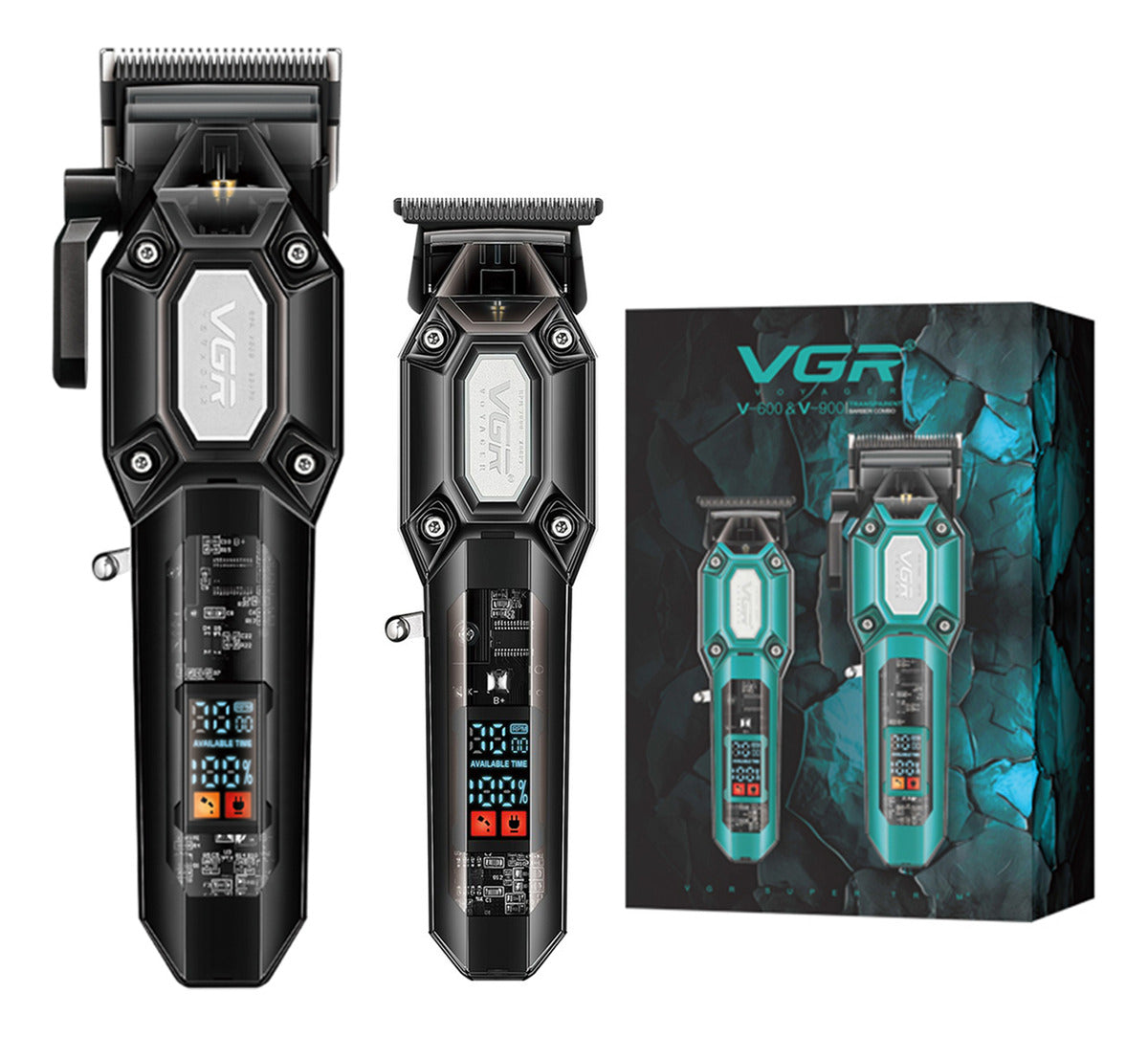 VGR V-600 & V-900 Frizerski Set – Aku Mašinica + Precizni Trimer