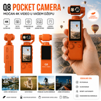 Mini Kamera Q8 4K – Kompaktna Kamera za Vlog, Putovanja i Snimanje u Pokretu