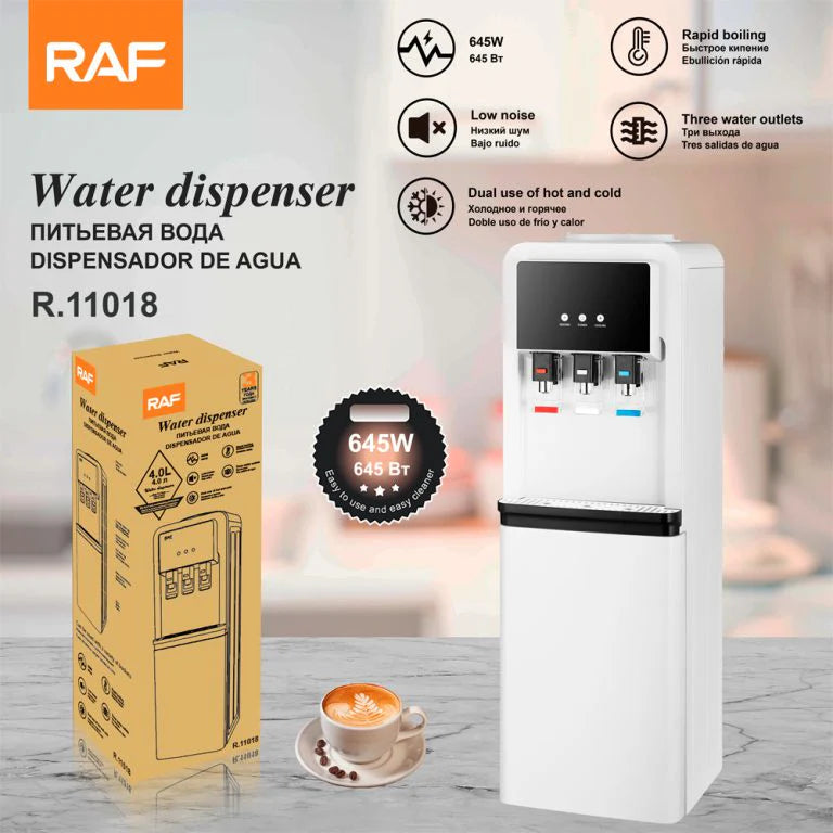RAF Dispenzer za Vodu 4L – Aparat za Toplu, Hladnu i Sobnu Vodu sa 3 Slavine