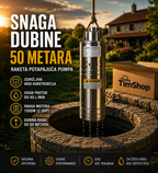 Električna Raketa Pumpa za Bunar – Potapajuća Pumpa za Navodnjavanje i Snabdevanje Vodom
