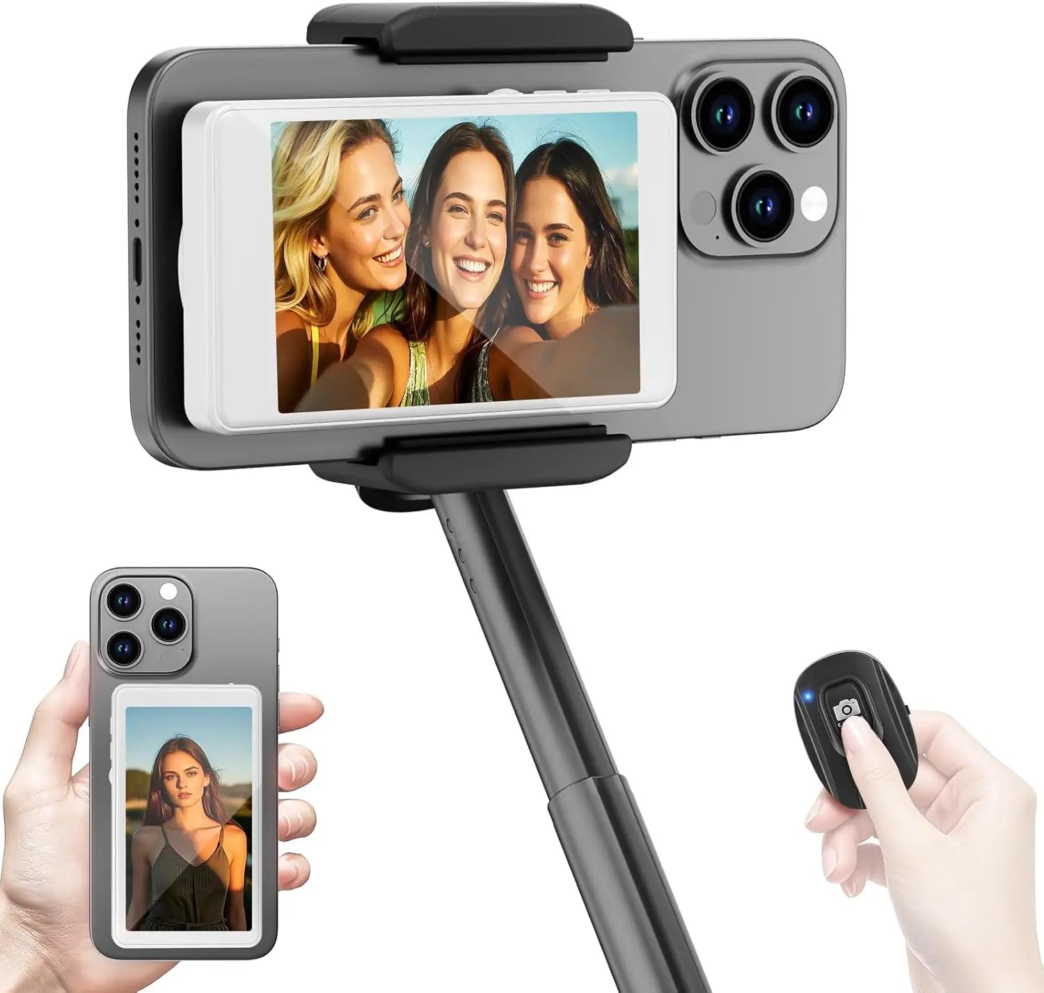 Magnetni Selfie Monitor za Telefon 1080P – Bežični monitor za zadnju kameru
