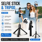 Selfie Stick i Tripod za Telefon 180cm – Bluetooth Stativ za Snimanje Videa, TikTok i Instagram