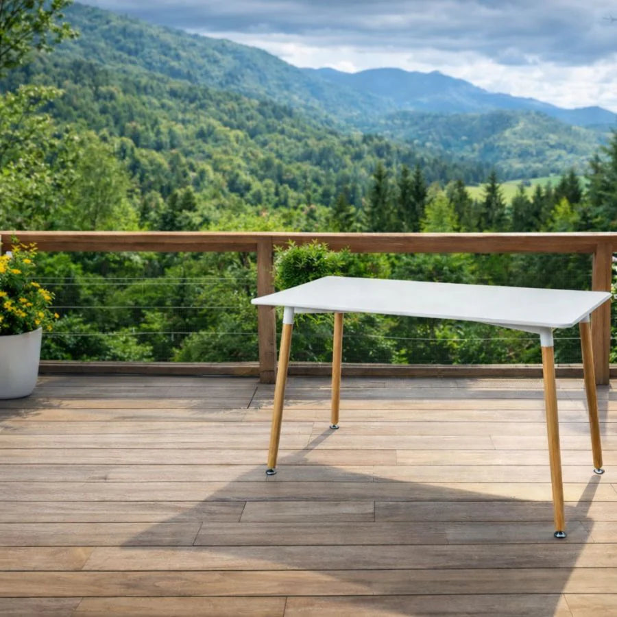 Skandinavski Sto 120x80 cm – Savršen za Dnevnu Sobu i Trpezariju