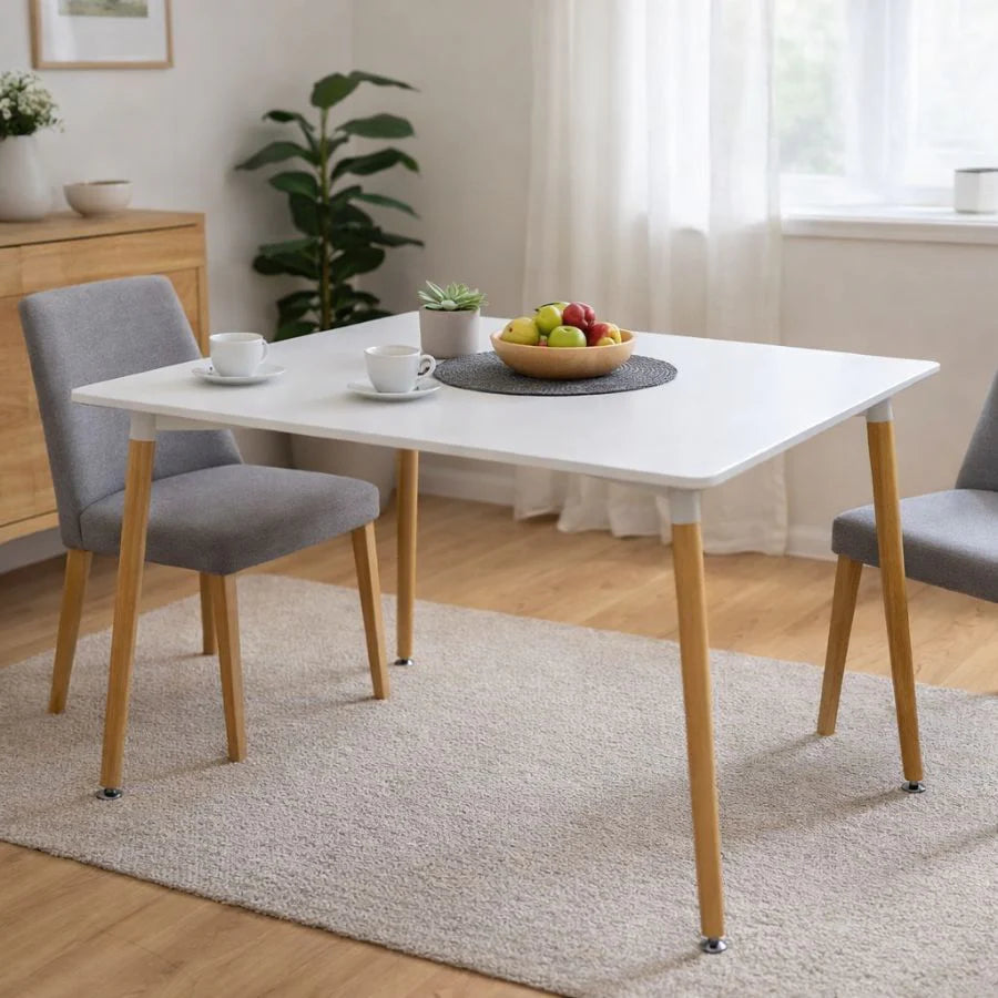 Skandinavski Sto 120x80 cm – Savršen za Dnevnu Sobu i Trpezariju