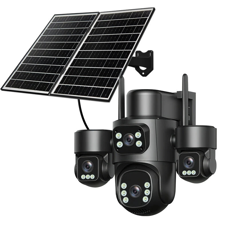 Solarna 4G Kamera sa 3 Kamere i 2 Solarna Panela WiFi/4G