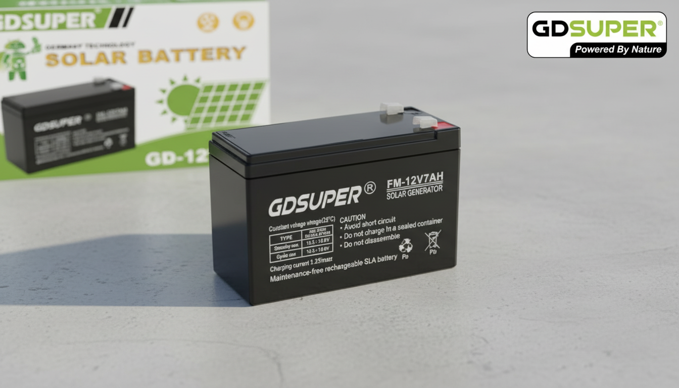 Solarna Baterija GD Super 12V 7Ah – Punjiva Akumulatorska Baterija