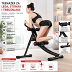 Sprava za Vežbanje Leđa, Stomaka, Trbušnjaka i Abdomena – Profesionalni Kućni Trenažer za Jačanje Core Mišića i Fitness