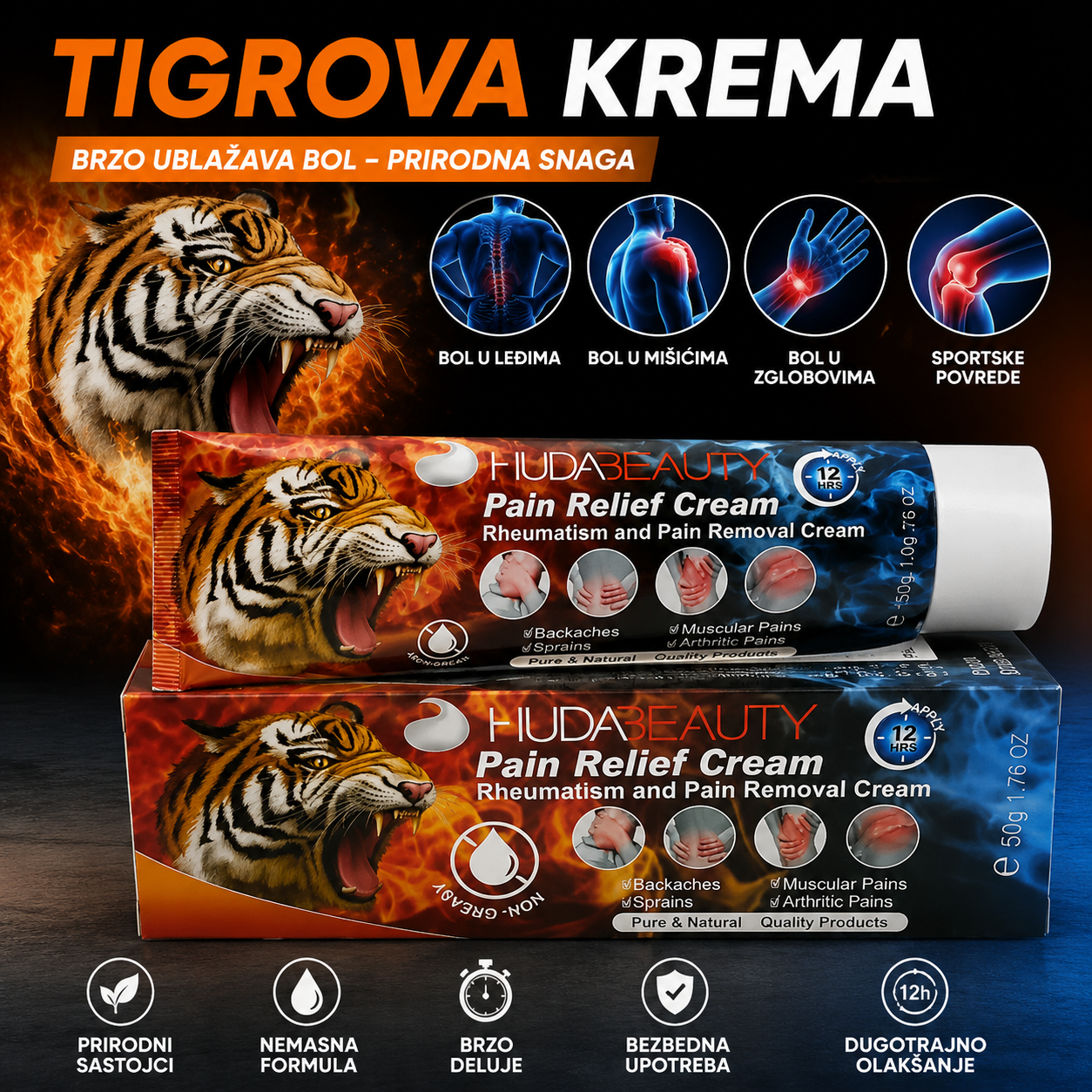 Tiger Balm Krema – Prirodna Mast Protiv Bolova u Mišićima i Zglobovima